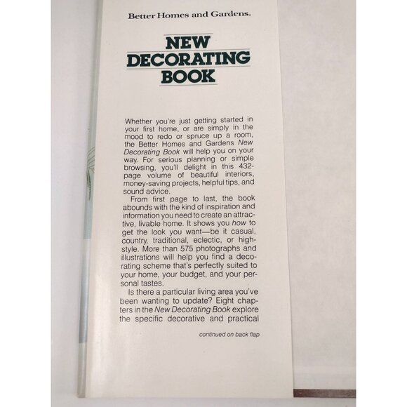Better Homes & Gardens New Decorating Book Hardcover Decor Homemaking Interior - Picture 2 of 6